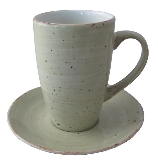 Mok Rustic lichtgroen 280cc