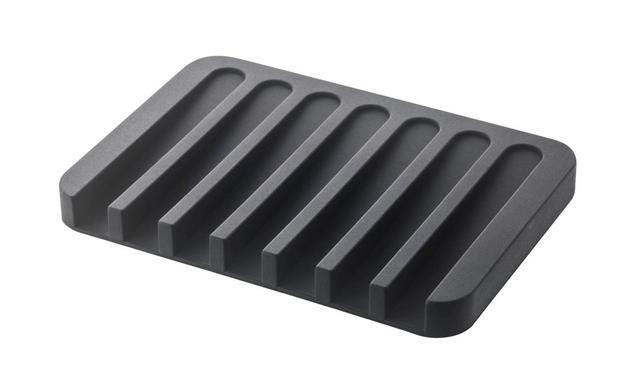 Yamazaki Flow Zeepbakje silicone - Zwart