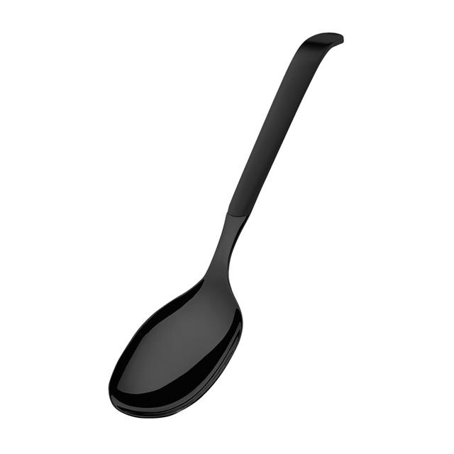 Buffet-serveerlepel 18/10 -zwart- 260mm
