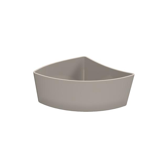 Inzet 1/4 Foodbox SAN grijs 180cc