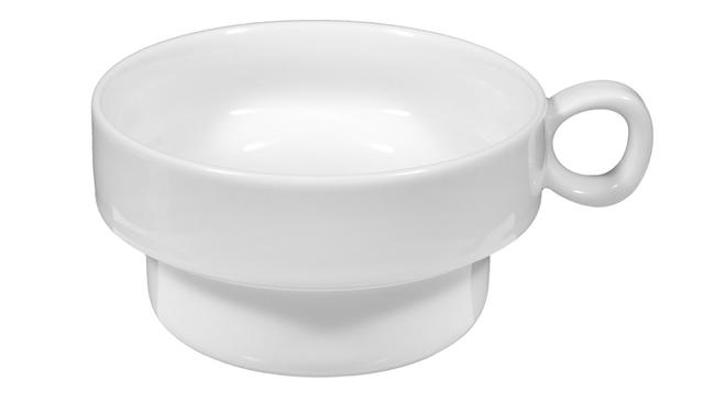 Soepkom laag m/1o vl/b wit 220cc