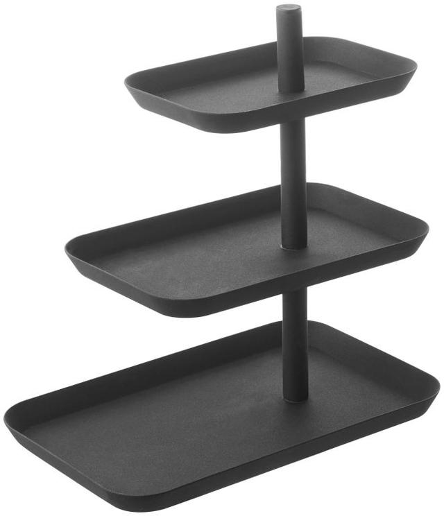 Yamazaki Tower Etagere 3-laags - Zwart