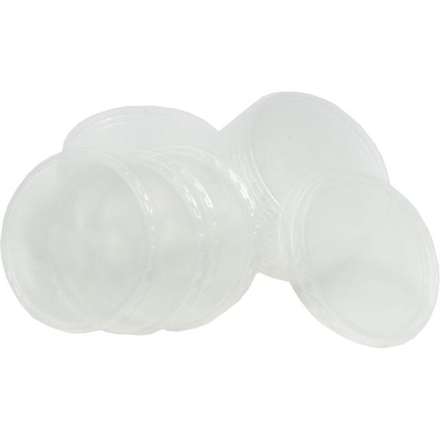 Deksel saladebakje rond transparant 101mm 1000st