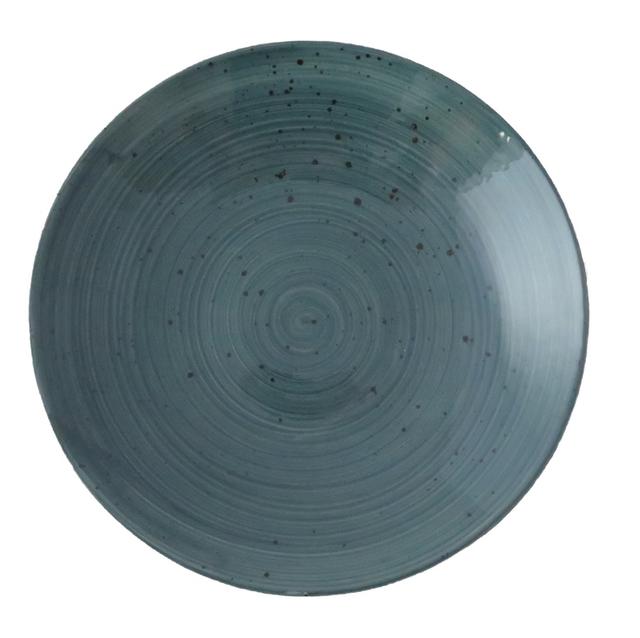 Bord Rustic blauw 270mm