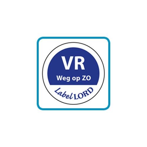 Label vrijdag -weg op- 500st