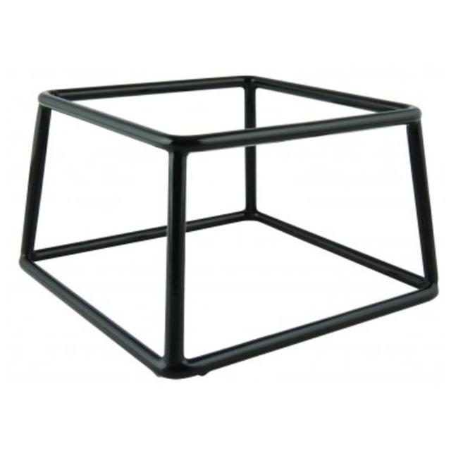 Buffetstandaard vierkant zwart 100mm