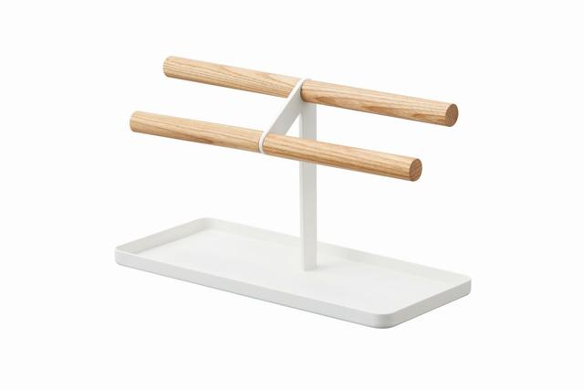 Yamazaki Tosca Horloge & accessoire organizer - Wit