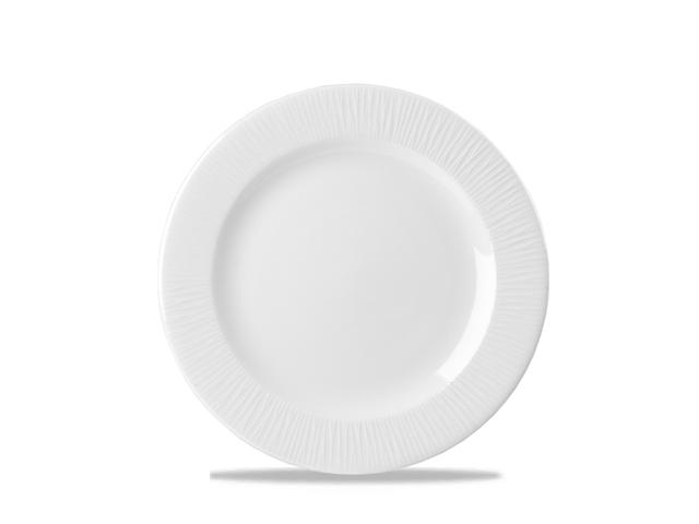 Churchill Bamboo Bord plat met rand - Ø210mm - White
