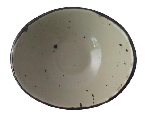 Schaal ovaal Rustic lichtgroen 140mm