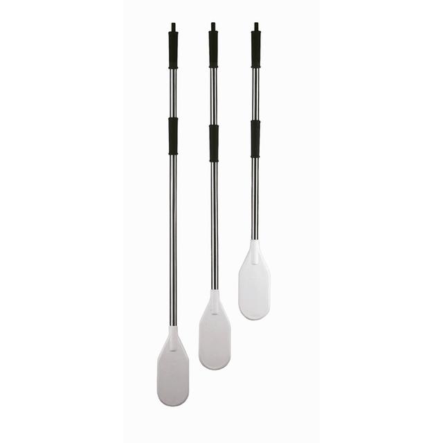 Roerspatel rnd PP m/RVS greep 1000mm