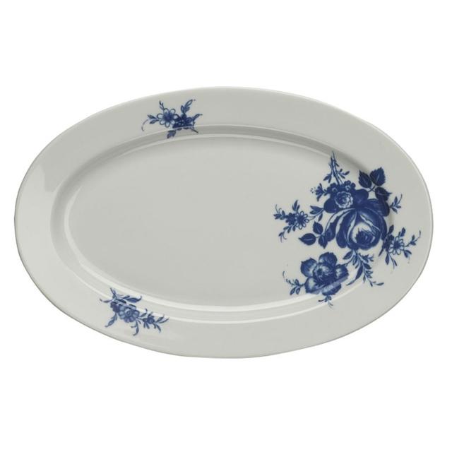 Serveerschotel ov XL Fleuri wit 250mm