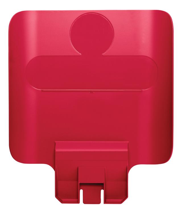 Paneel rood voor Slim Jim Recyclingstation