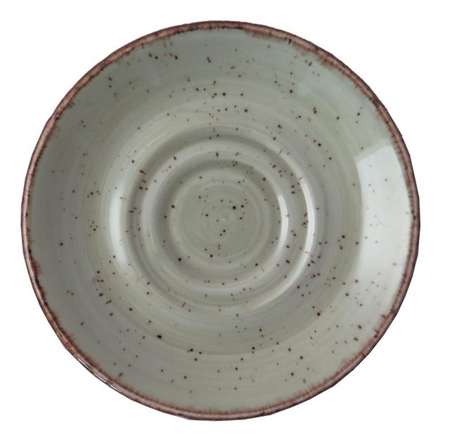 Schotel cappuccino Rustic lichtgroen 160mm