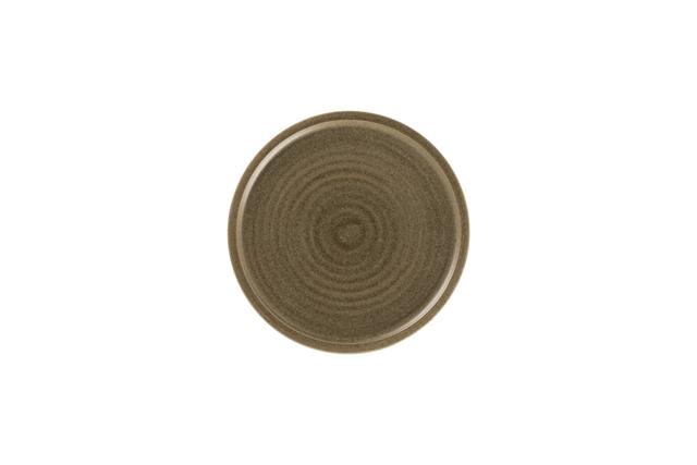 RAK Ease Selva Coupebord plat - Ø210mm - Dark Brown