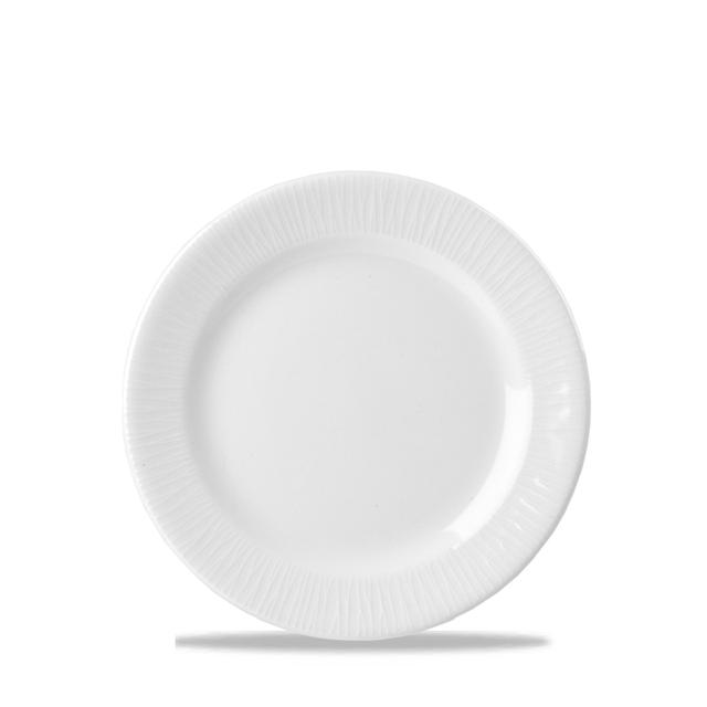 Churchill Bamboo Bord plat met rand - Ø170mm - White