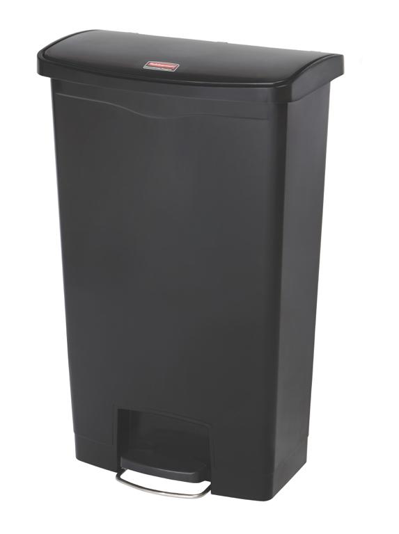 Pedaalemmer Front Step kunststof zwart 68L
