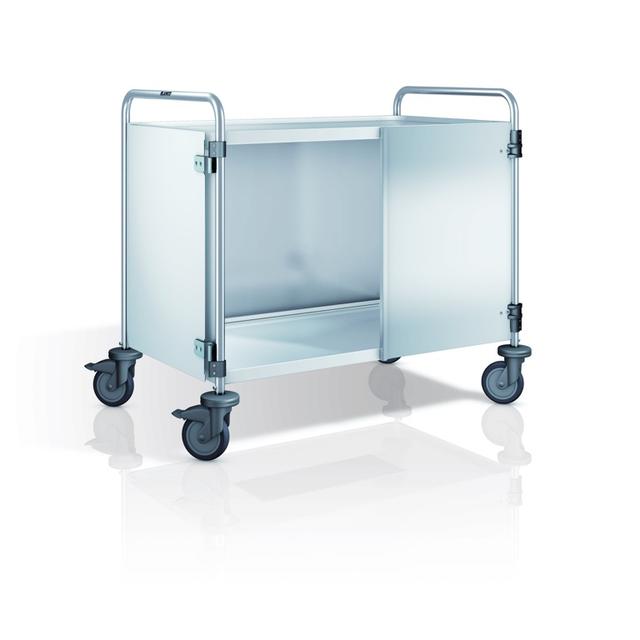 Serveerwagen open 2 bladen RVS SW8x5-2