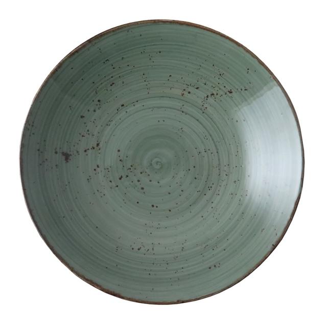 Bord Rustic donkergroen 170mm