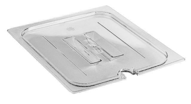 Cambro Deksel met lepeluitsparing en greep 1/2 GN - Clear