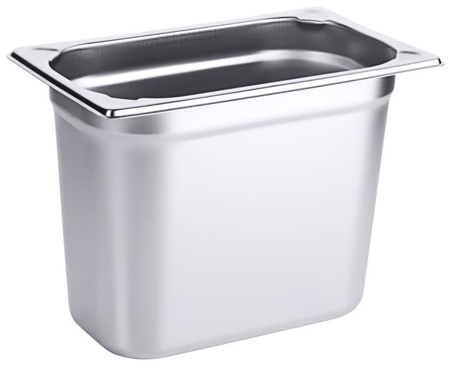 Gastronormbak 1/4 GN-200mm RVS