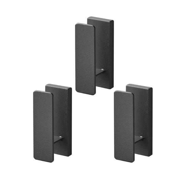 Yamazaki Tower Muurhaken set van 3 - Zwart