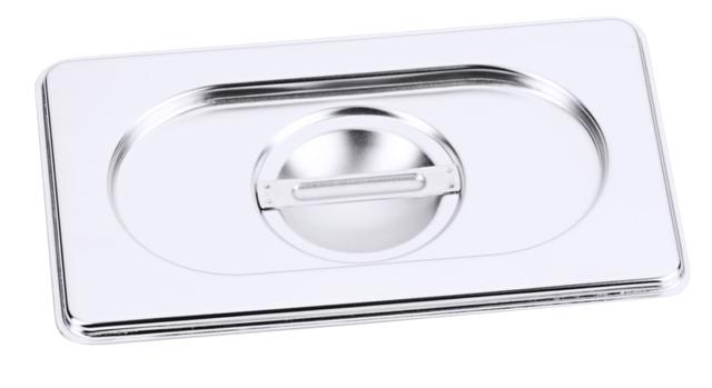 Gastronormdeksel 1/9 GN RVS