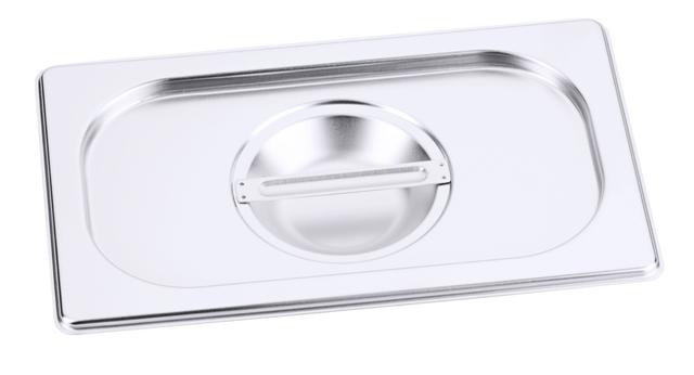 Gastronormdeksel 1/4 GN RVS