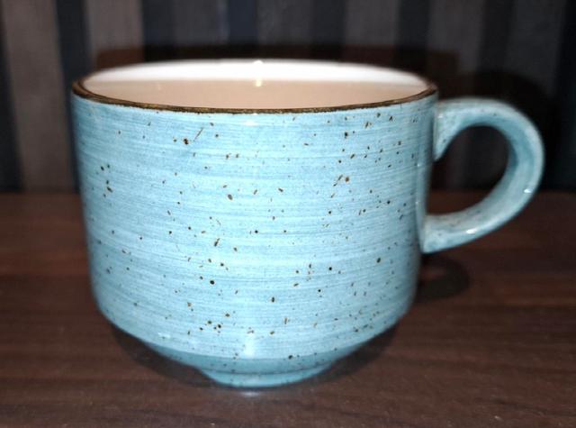 Koffiekop Rustic 20 cl stp Rustic blauw