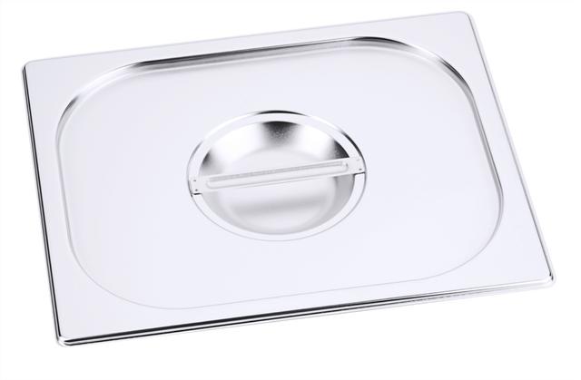 Gastronormdeksel 1/2 GN RVS