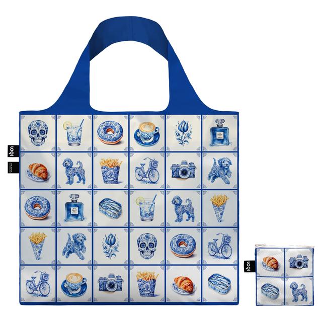 LOQI Bag Large - Delft Funky gerecycled